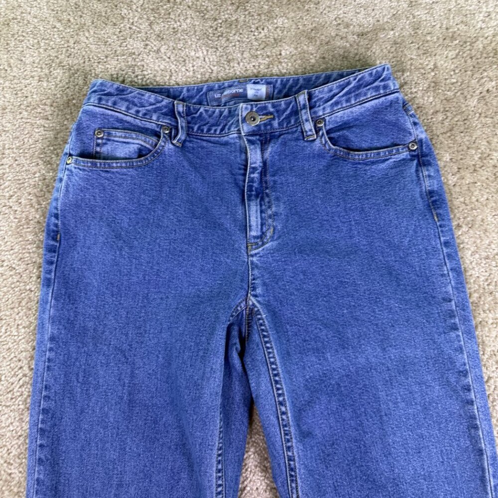 Liz Claiborne Women's Jeans Size 6 R Straight Leg Mid Rise Denim 29x30 F069 - Picture 2 of 13